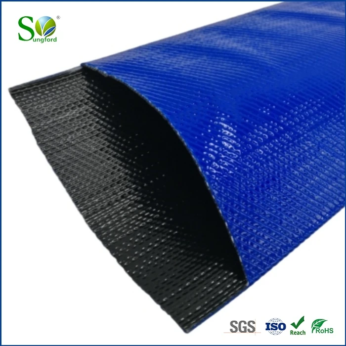 Manguera plana de PVC de doble capa
